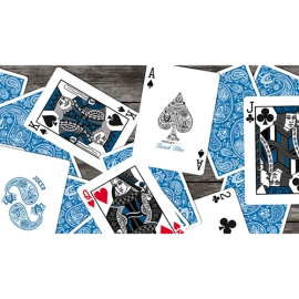 Special Edition Diamon Playing Cards Paisley Box Set (Ruby Red and French Blue) (set di 2 mazzi)