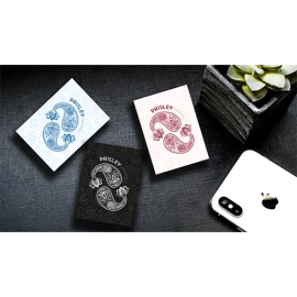 Special Edition Diamon Playing Cards Paisley Box Set (Ruby Red and French Blue) (set di 2 mazzi)