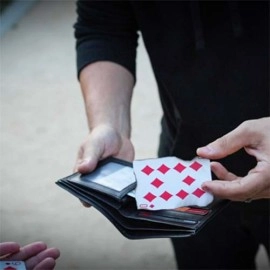 The Professional's Fire Wallet (Gimmick and Online Instructions) by Murphy's Magic Supplies Inc.