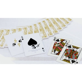 Mazzo di carte Black Roses White Gold Playing Cards Limited Edition