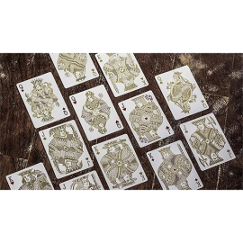 Mazzo di carte White Gold Edition Playing Cards by Joker and the Thief