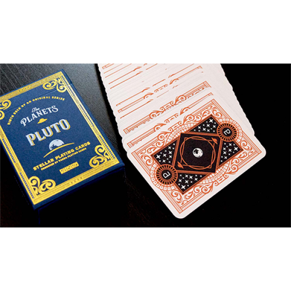 The Planets: Pluto Mini Playing Cards - con custodia in plexiglass