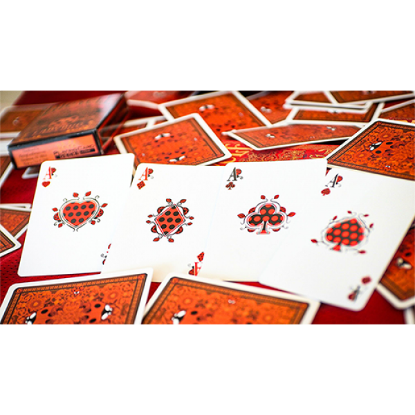 Mazzo di carte Limited Edition Bicycle Ladybug (Red) Playing Cards