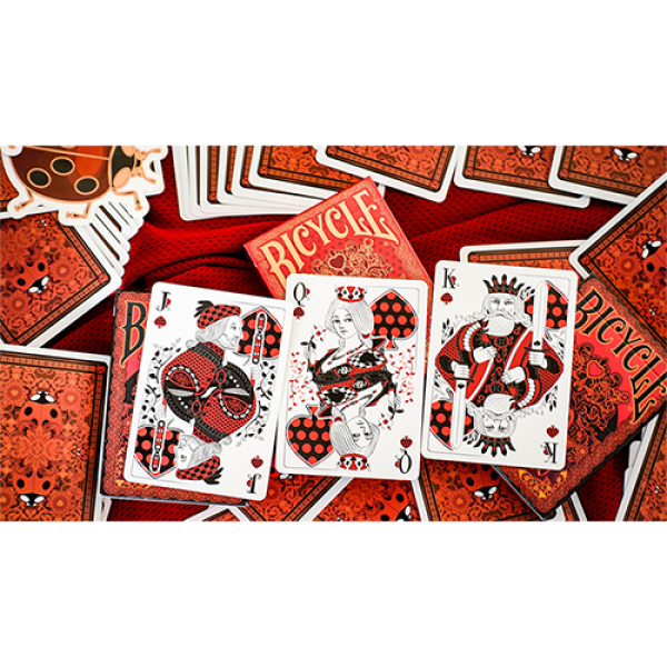 Mazzo di carte Limited Edition Bicycle Ladybug (Red) Playing Cards