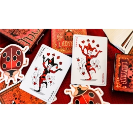 Mazzo di carte Bicycle Gilded Limited Edition Ladybug (Red) Playing Cards