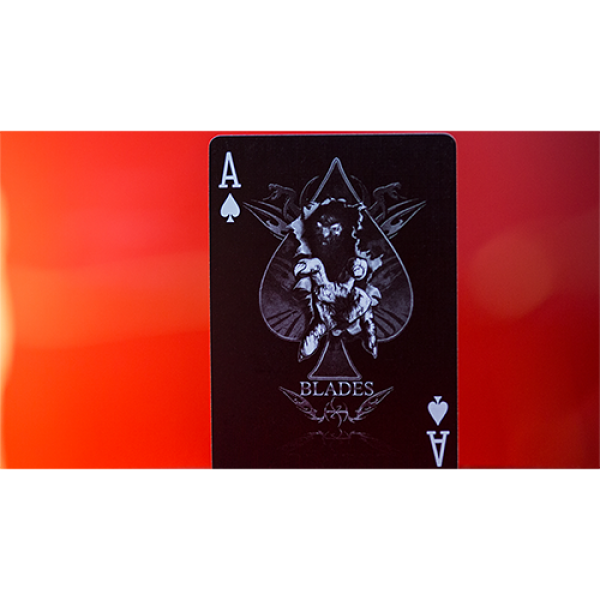 Mazzo di carte The Master Series - Blades Blood Moon by De'vo (Standard Edition) Playing Cards