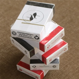 Mazzo di carte Limited Edition Wings V2 Marked Playing Cards (Black/Bridge Size)