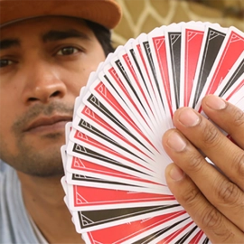 Mazzo di carte Limited Edition Wings V2 Marked Playing Cards (Black/Bridge Size)