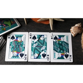 Mazzo di carte Mermaid Playing Cards (Turquoise) by US Playing Card Co