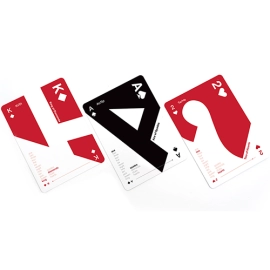 Mazzo di carte Grid Series Three - Typographic Playing Cards