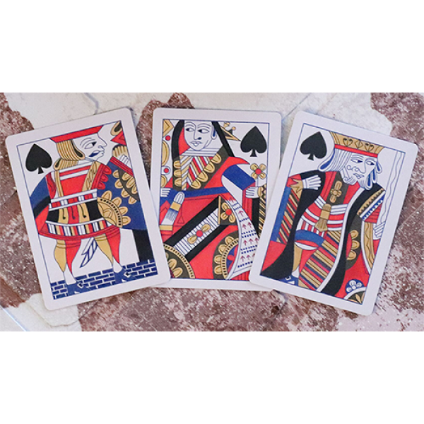 Mazzo di carte Limited Edition Faro Vintage Reproduction Prototype Playing Cards MPC