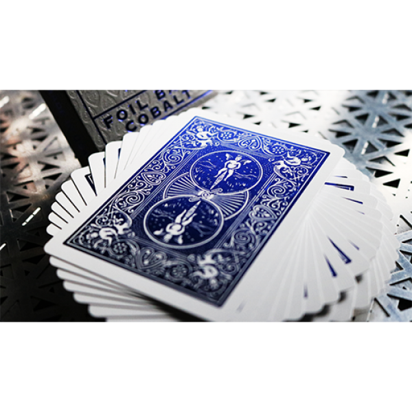 Mazzo di carte Bicycle Rider Back Cobalt MetalLuxe (Blue) Version 2 by US Playing Card Co
