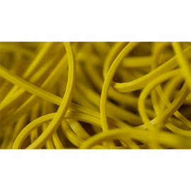 Joe Rindfleisch's SIZE 16 Rainbow Rubber Bands (Russell Leeds -Yellow ) by Joe Rindfleisch