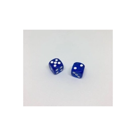 Dice Without Two CLEAR BLUE (2 Dice Set)