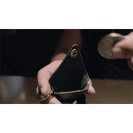 SansMinds Worker's Collection: Coin Pouch Midnight Black (Half Dollar Size)