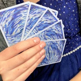 Mazzo di carte Limited Edition Gilded Vincent van Gogh The Starry Night Playing Cards
