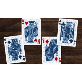 Mazzi di carte Limited Edition Tulip Playing Cards Set (Dark Blue and Light Blue) by Dutch Card House Company