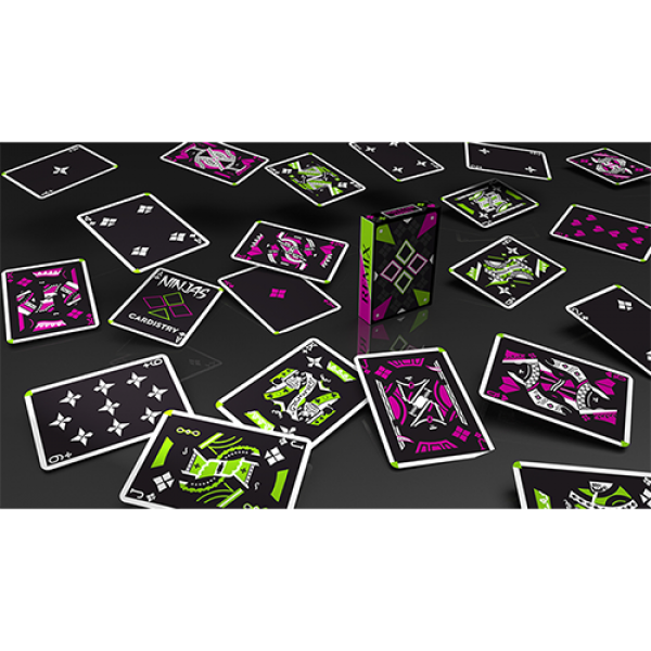 Mazzo di carte Limited Edition Cardistry Ninjas Remix by De'vo