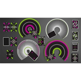 Mazzo di carte Limited Edition Cardistry Ninjas Remix by De'vo