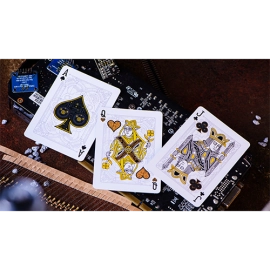 Mazzo di carte Cyberpunk Gold by Elephant Playing Cards
