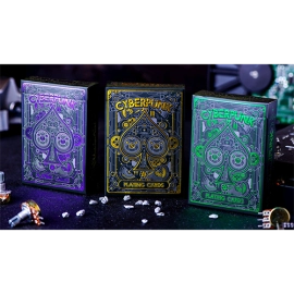 Mazzo di carte Cyberpunk Gold by Elephant Playing Cards