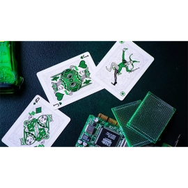Mazzo di carte Cyberpunk Green by Elephant Playing Cards