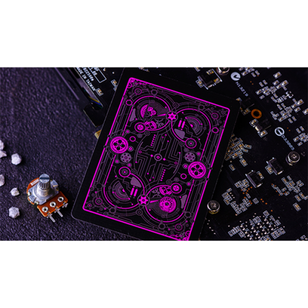 Mazzo di carte Cyberpunk Purple by Elephant Playing Cards