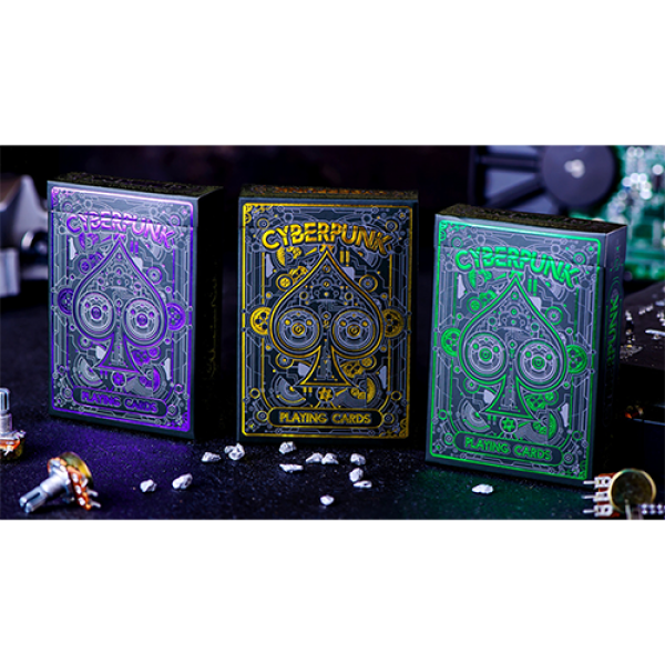 Mazzo di carte Cyberpunk Purple by Elephant Playing Cards