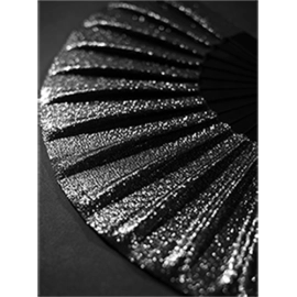 Appearing SnowStorming Fan V2 (Dark Silver) by Victor Voitko (Gimmick and Online Instructions)