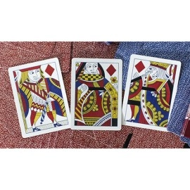 Mazzo di carte Limited Late 19th Century Square Faro Gilded (Blue) Playing Cards