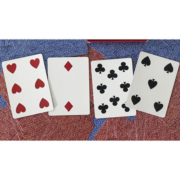 Mazzo di carte Limited Late 19th Century Square Faro Gilded (Red) Playing Cards