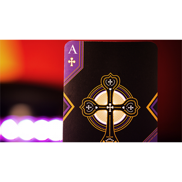 Mazzo di carte Standard Edition Dark Lordz Royale (Purple) by De'vo