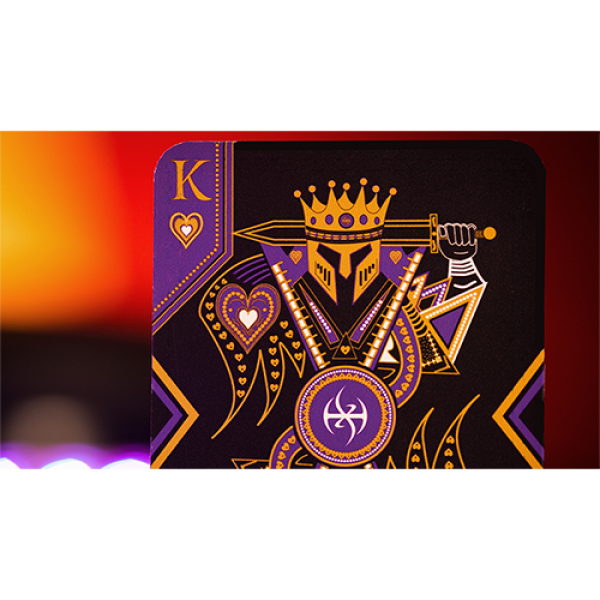 Mazzo di carte Standard Edition Dark Lordz Royale (Purple) by De'vo