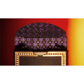 Mazzo di carte Deluxe Foiled Limited Edition Dark Lordz Royale (Purple) by De'vo