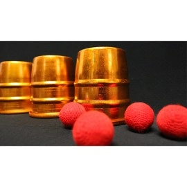 Cups & Balls (Copper) by Zanders Magical Apparatus