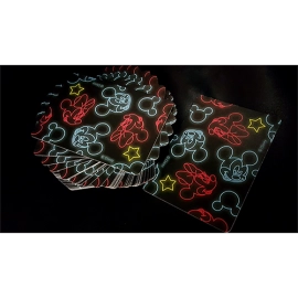 Mazzo di carte Disney Mickey Mouse Neon Playing Cards