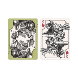 The Wonderland and Looking-Glass Playing Card Set by Stephen W. Brandt