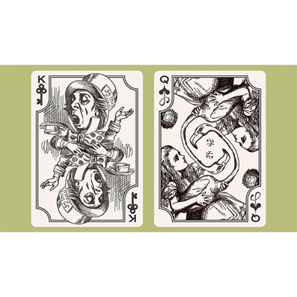 Mazzo di carte The Wonderland and Looking-Glass Playing Card Set by Stephen W. Brandt