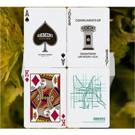 Mazzo di carte Gemini Casino Emerald Green by Gemini