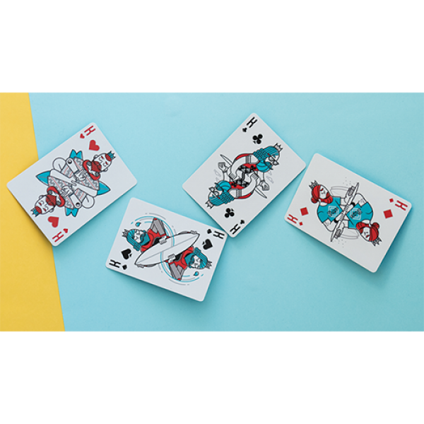 Mazzo di carte Surfboard Playing Cards by Riffle Shuffle