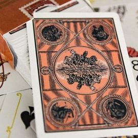 Mazzo di carte Circus No. 47 (Peach Gilded) Playing Cards