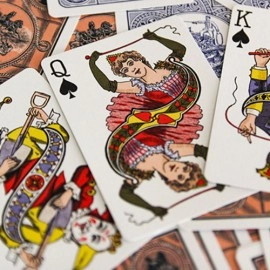 Mazzo di carte Circus No. 47 (Blue Gilded) Playing Cards