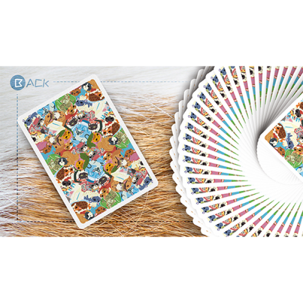 Mazzo di carte Meow Star Vending Machine V1 (Cherry) Playing Cards by Bocopo