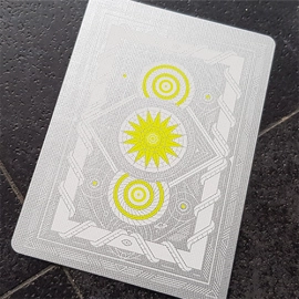 Mazzo di carte White Monolith Playing Cards by Giovanni Meroni