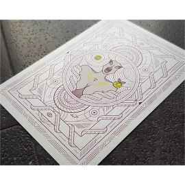 Mazzo di carte White Monolith Playing Cards by Giovanni Meroni