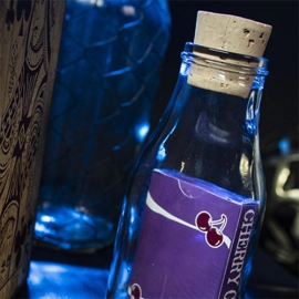 Cherry Casino Fremonts (Desert Inn Purple) Impossible Bottles by Stanley Yashayev