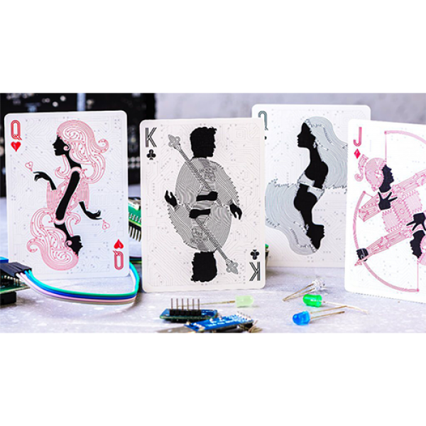 Mazzo di carte Circuit (White) Playing Cards by Elephant Playing Cards