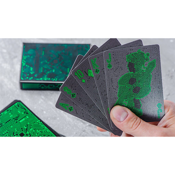 Mazzo di carte Circuit (Green) Playing Cards by Elephant Playing Cards