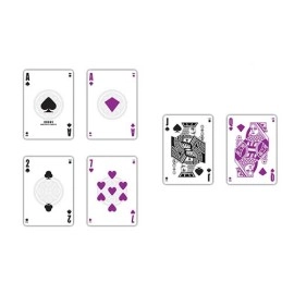 Rouge Amethyst Purple (Marking System)  Playing Cards