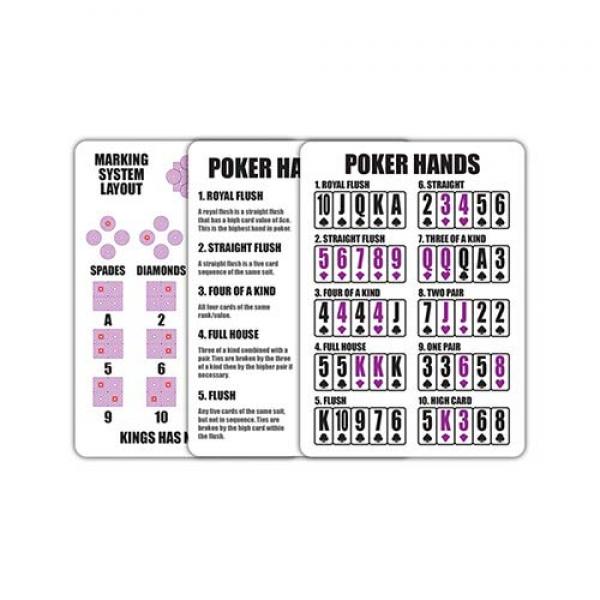 Rouge Amethyst Purple (Marking System)  Playing Cards